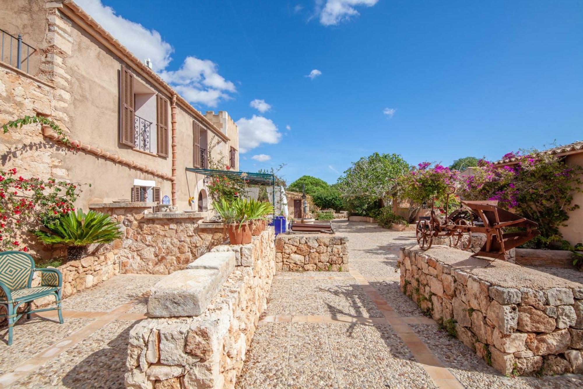 Finca Son Marimon Santanyi Esterno foto