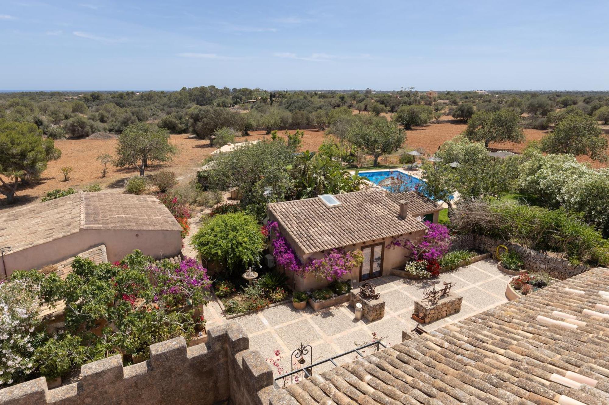 Finca Son Marimon Santanyi Esterno foto